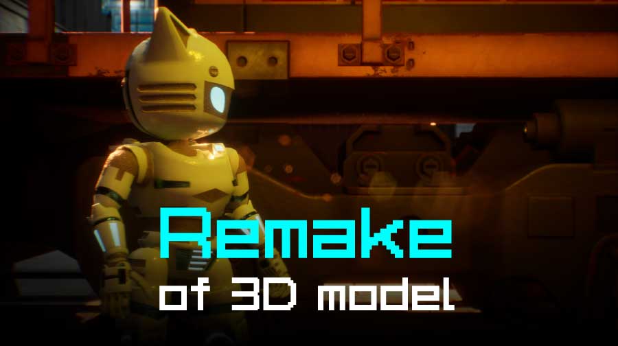 I remade my 3d model